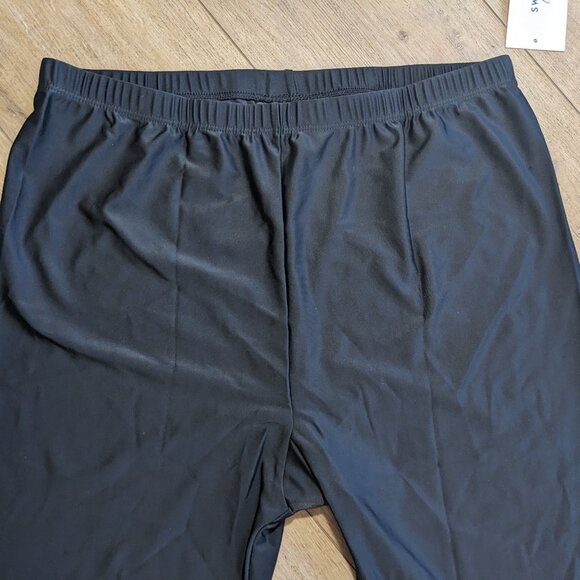 NWT Swimsuits For All Chlorine Resistant High Waist Swim Bike Shorts 20 Black - Picture 3 of 7